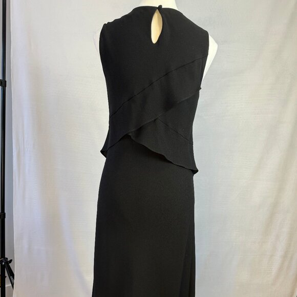 Judith and Charles Sleeveless Black Midi Dress - Picture 9 of 15
